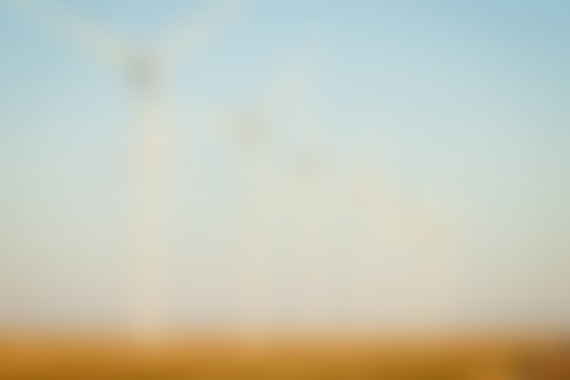 Wind turbines farm